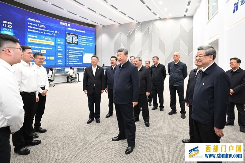 习近平在河北雄安新区考察(图2) 习近平在河北雄安新区考察(图2)